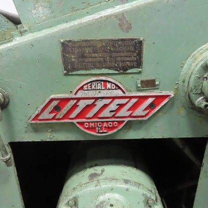 Littell 412H-C60 6000 Lb. X 12" Cradle Feeder Straightener 208-230/460V 3 Ph