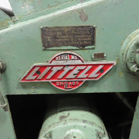 Littell 412H-C60 6000 Lb. X 12" Cradle Feeder Straightener 208-230/460V 3 Ph