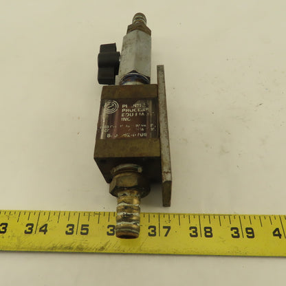 Plastic Process Equipment Inc. Smart-Flow .5-2.5 GPM Flow Indicator W/ Valve
