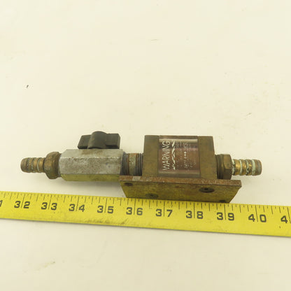 Plastic Process Equipment Inc. Smart-Flow .5-2.5 GPM Flow Indicator W/ Valve