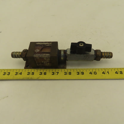 Plastic Process Equipment Inc. Smart-Flow .5-2.5 GPM Flow Indicator W/ Valve