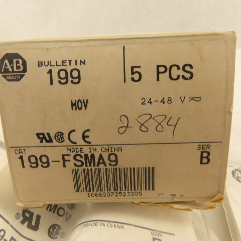 Allen Bradley 199-FSMA9 24-48V Surge Suppressor Varistor Lot of 4