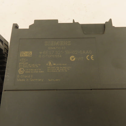 Siemens 6ES7321-1BH02-0AA0 Simatic S7 Digital Input Module Lot Of 2