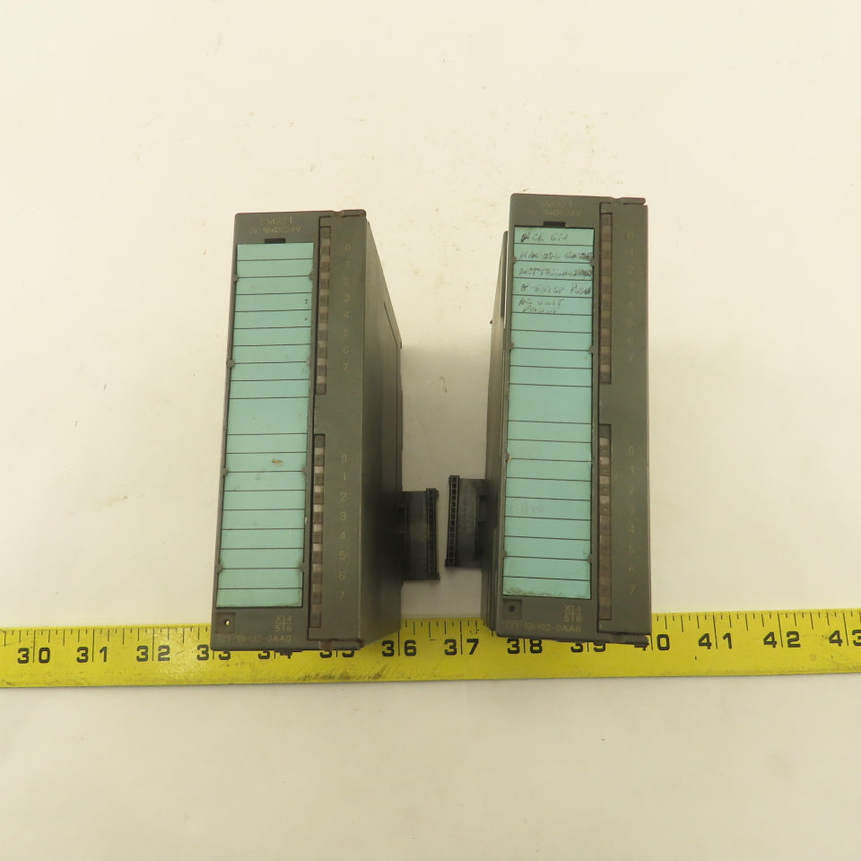 Siemens 6ES7321-1BH02-0AA0 Simatic S7 Digital Input Module Lot Of 2