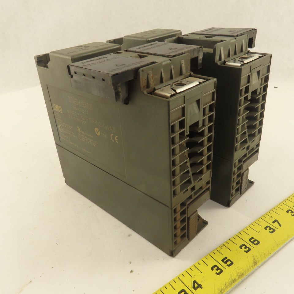 Siemens 6ES7321-1BH02-0AA0 Simatic S7 Digital Input Module Lot Of 2