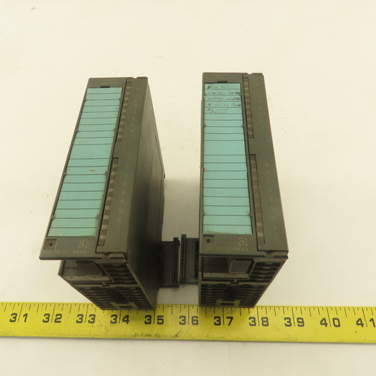 Siemens 6ES7321-1BH02-0AA0 Simatic S7 Digital Input Module Lot Of 2