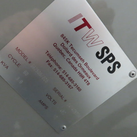 ITW S62505/205 Rotary Tower Stretch Wrapper Conveyor System Spiral Grip 3Ph