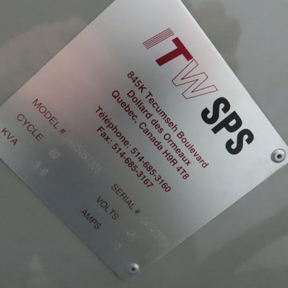 ITW S62505/205 Rotary Tower Stretch Wrapper Conveyor System Spiral Grip 3Ph