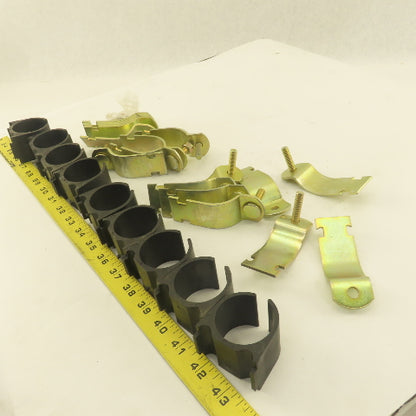 Hydra-Zorb 1-3/4" Pipe Insulation Vibration Absorbing Strut Clamp Lot of 10
