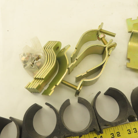 Hydra-Zorb 1-3/4" Pipe Insulation Vibration Absorbing Strut Clamp Lot of 10