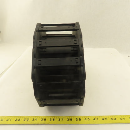 Igus 220.01 4" x 1" Pass Thru Cable Hose Carrier Drag Energy Chain 40"