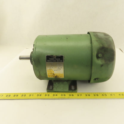 1/2Hp .50Hp 1110RPM 230/460V 60Hz 3Ph Induction Electric Motor 5/8' Shaft TEFC