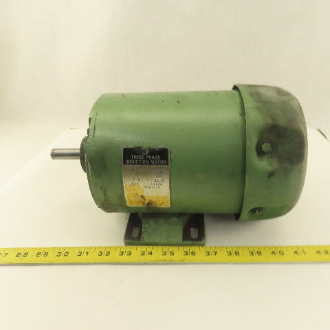 1/2Hp .50Hp 1110RPM 230/460V 60Hz 3Ph Induction Electric Motor 5/8' Shaft TEFC