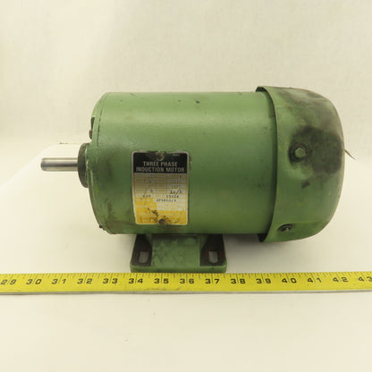 1/2Hp .50Hp 1110RPM 230/460V 60Hz 3Ph Induction Electric Motor 5/8' Shaft TEFC