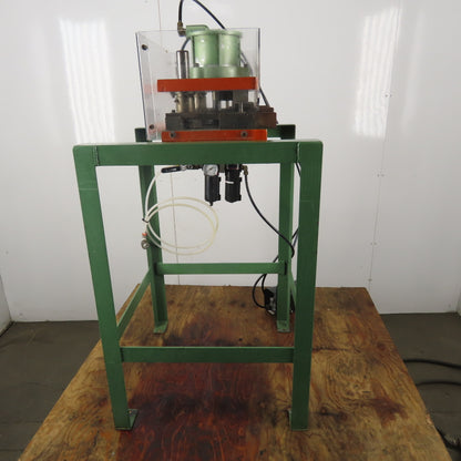 1-1/2" Stroke Pneumatic Air Powered 2 Post Toggle/Punch Press Foot Trip