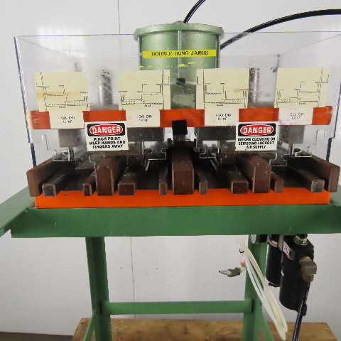 1-1/2" Stroke Pneumatic Air Powered 2 Post Toggle/Punch Press Foot Trip