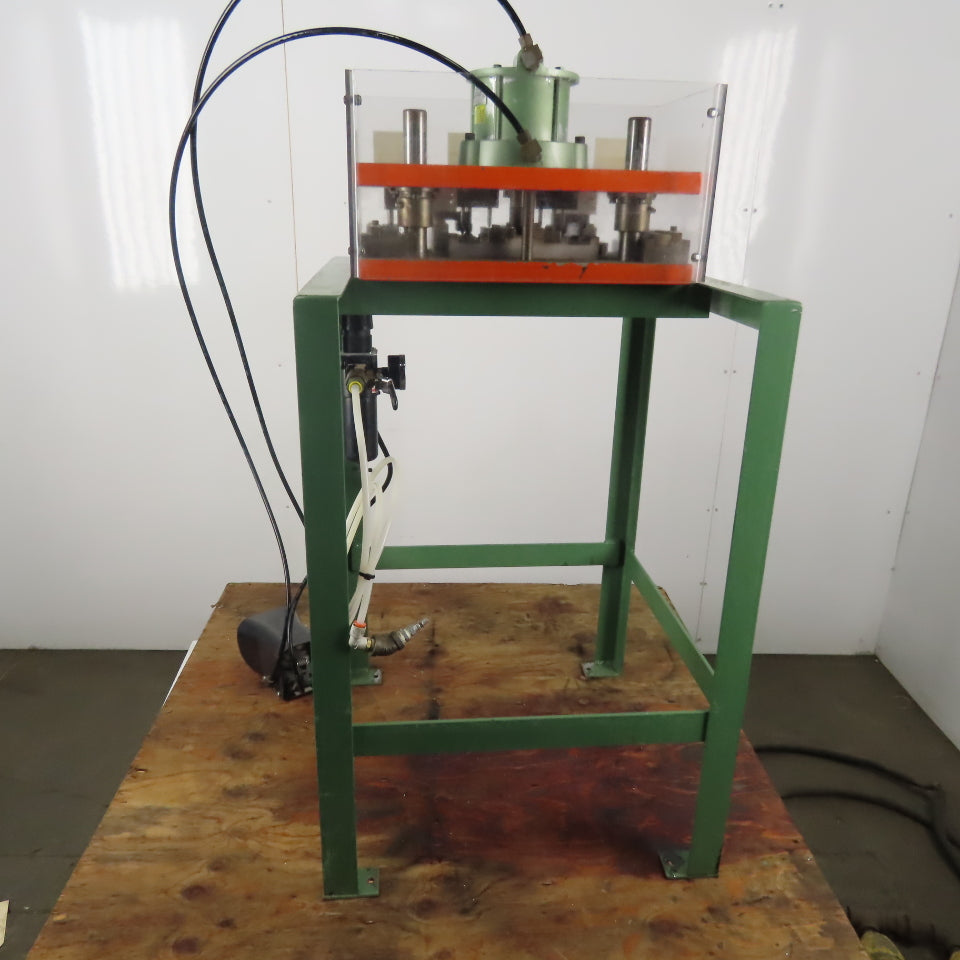 1-1/2" Stroke Pneumatic Air Powered 2 Post Toggle/Punch Press Foot Trip