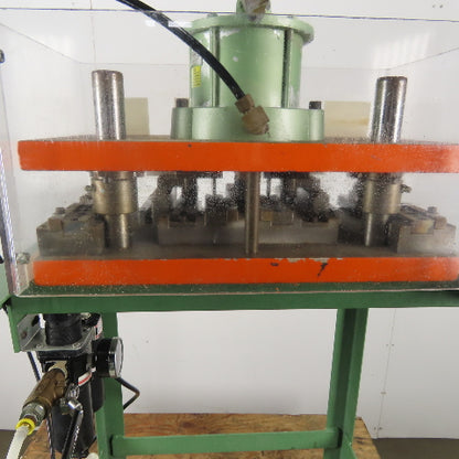 1-1/2" Stroke Pneumatic Air Powered 2 Post Toggle/Punch Press Foot Trip