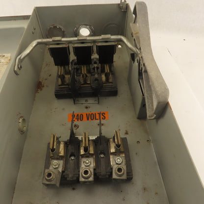 Gould F354 Vacu-Break 600VAC 250VDC 3Ph 150Hp MAX Fusible Disconnect Switch