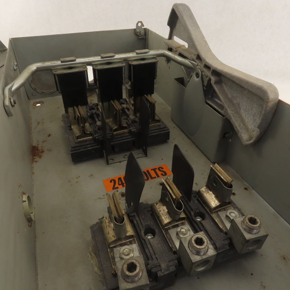 Gould F354 Vacu-Break 600VAC 250VDC 3Ph 150Hp MAX Fusible Disconnect Switch
