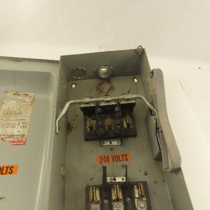 Gould F354 Vacu-Break 600VAC 250VDC 3Ph 150Hp MAX Fusible Disconnect Switch