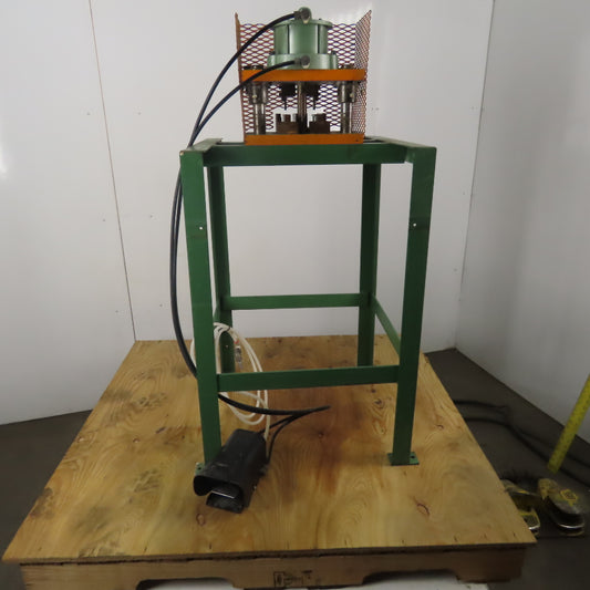 1-1/2" Stroke Pneumatic Air Powered 2 Post Toggle/Punch Press Foot Trip