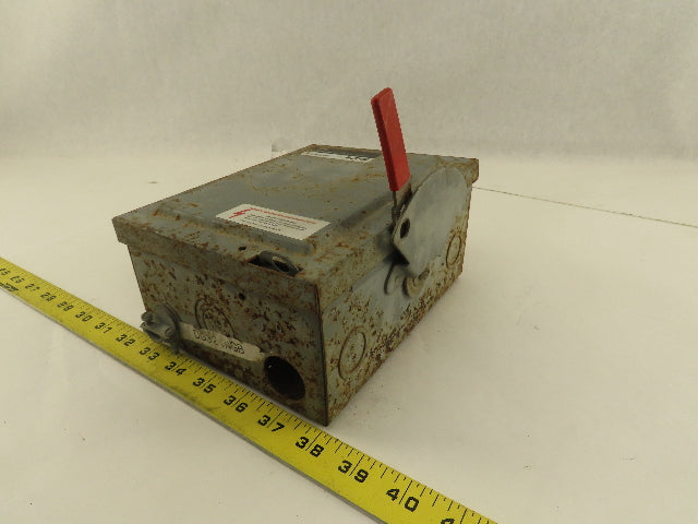 Cutler Hammer DG321NGB 30A 240V Fused Safety Disconnect Switch