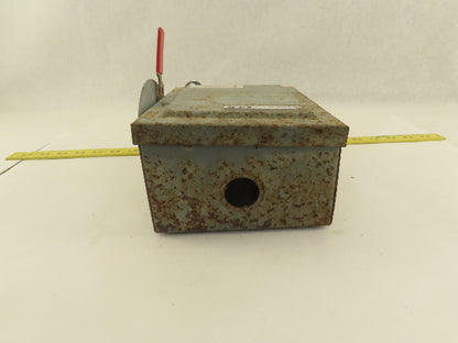 Cutler Hammer DG321NGB 30A 240V Fused Safety Disconnect Switch