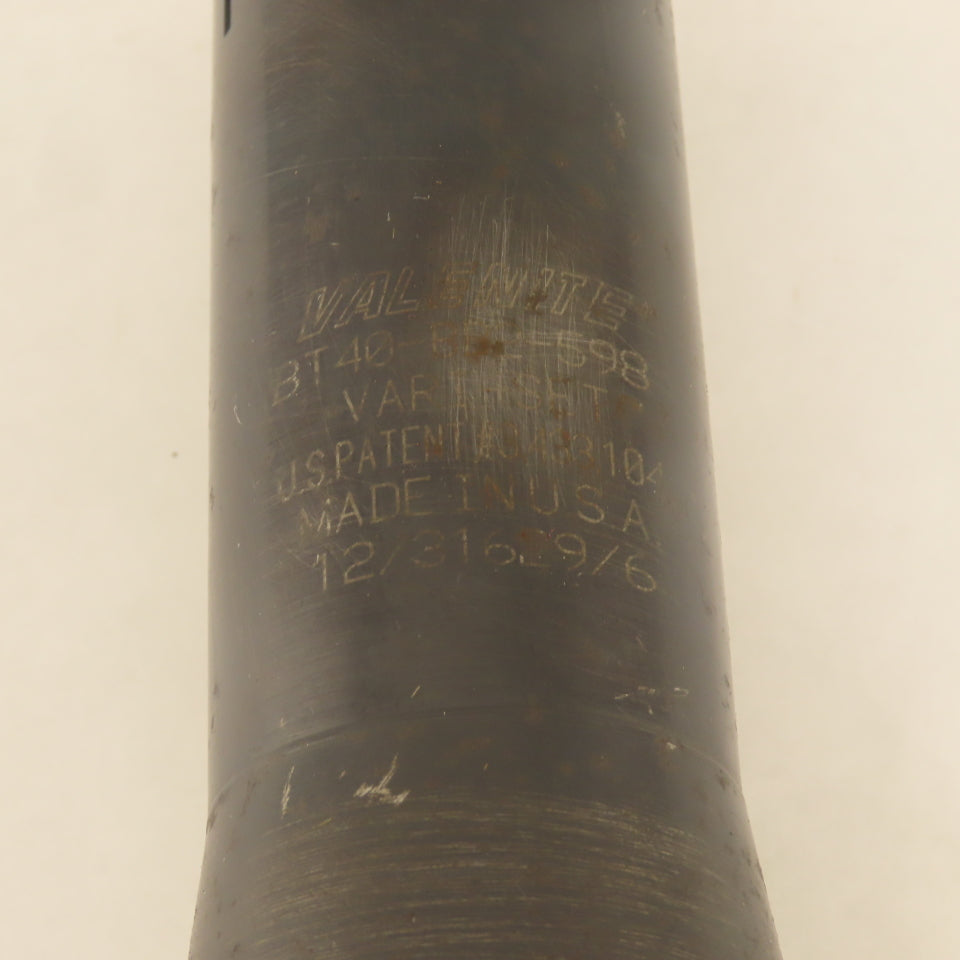 Valenite BT40-BB2-598 BT40 Taper Vari-set Boring Bar Holder No Head Shank Only