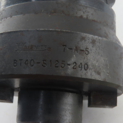 Valenite BT40-S125-240 BT40 Taper Shell Mill Holder 3" Projection 1-1/4" Arbor
