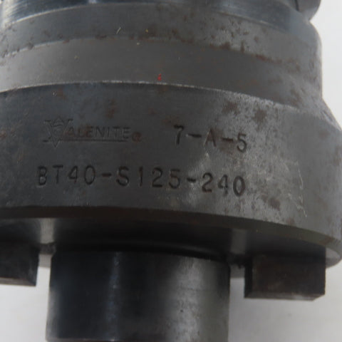 Valenite BT40-S125-240 BT40 Taper Shell Mill Holder 3" Projection 1-1/4" Arbor