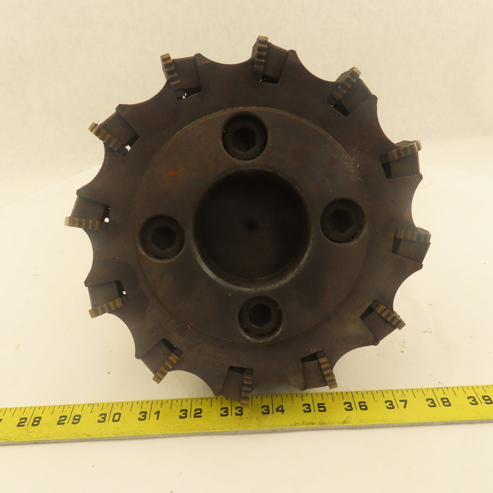 Valenite 52-1/2-C-1 CAT 50 Face Mill Tool Holder W/ 8" OD 12 Edge Cutter