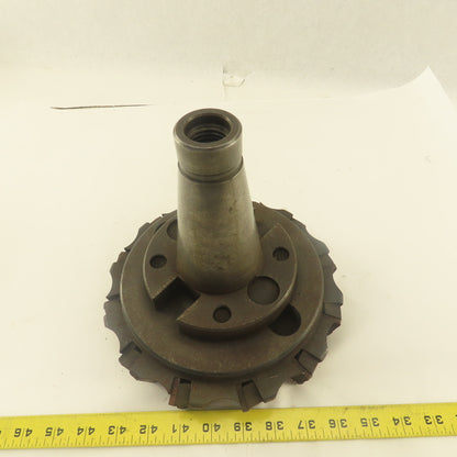 Valenite 52-1/2-C-1 CAT 50 Face Mill Tool Holder W/ 8" OD 12 Edge Cutter
