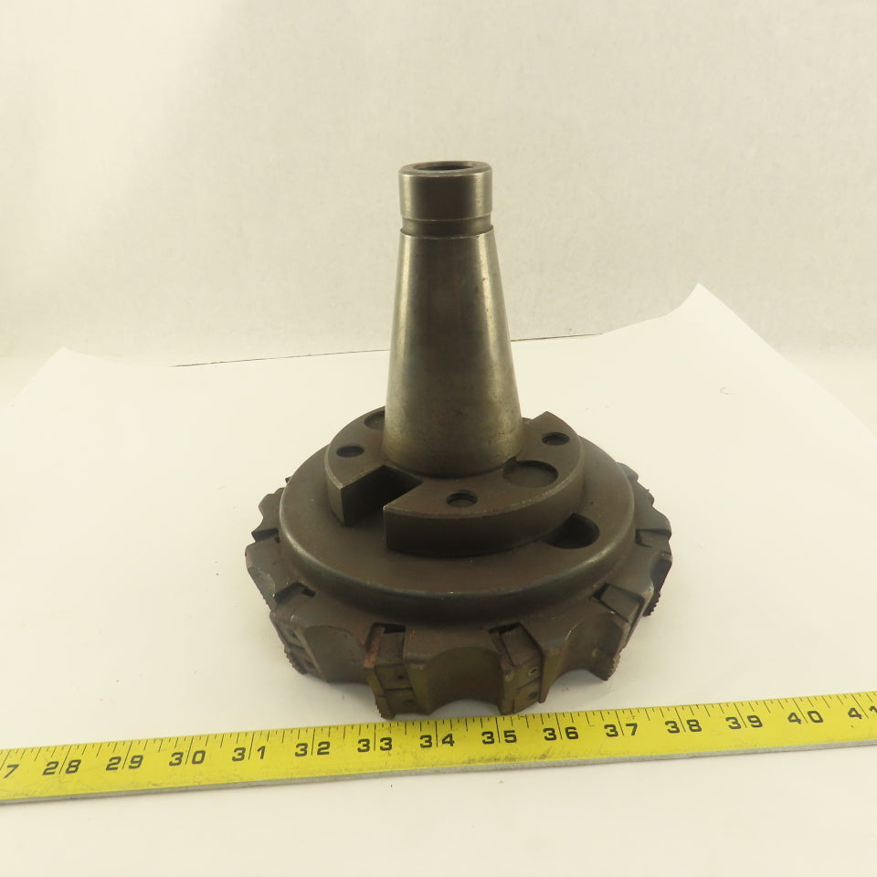 Valenite 52-1/2-C-1 CAT 50 Face Mill Tool Holder W/ 8" OD 12 Edge Cutter