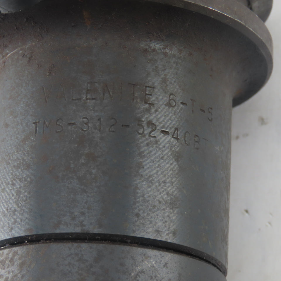 Valenite TMS-312-52-40BT BT40 Taper Quick Change Collet Chuck 6" Projection