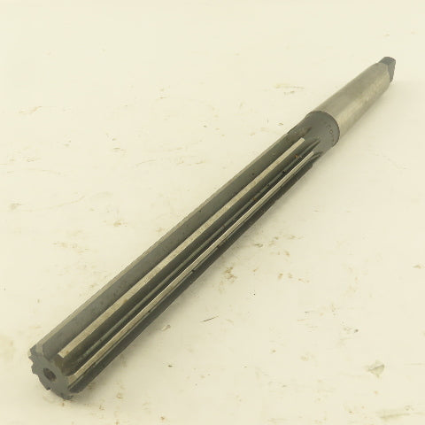 .7434 Reamer Morse Taper MT2 Straight 8 Flute 5-1/2" Flute Length