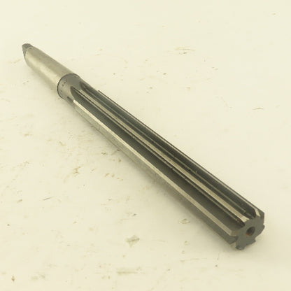 .7434 Reamer Morse Taper MT2 Straight 8 Flute 5-1/2" Flute Length