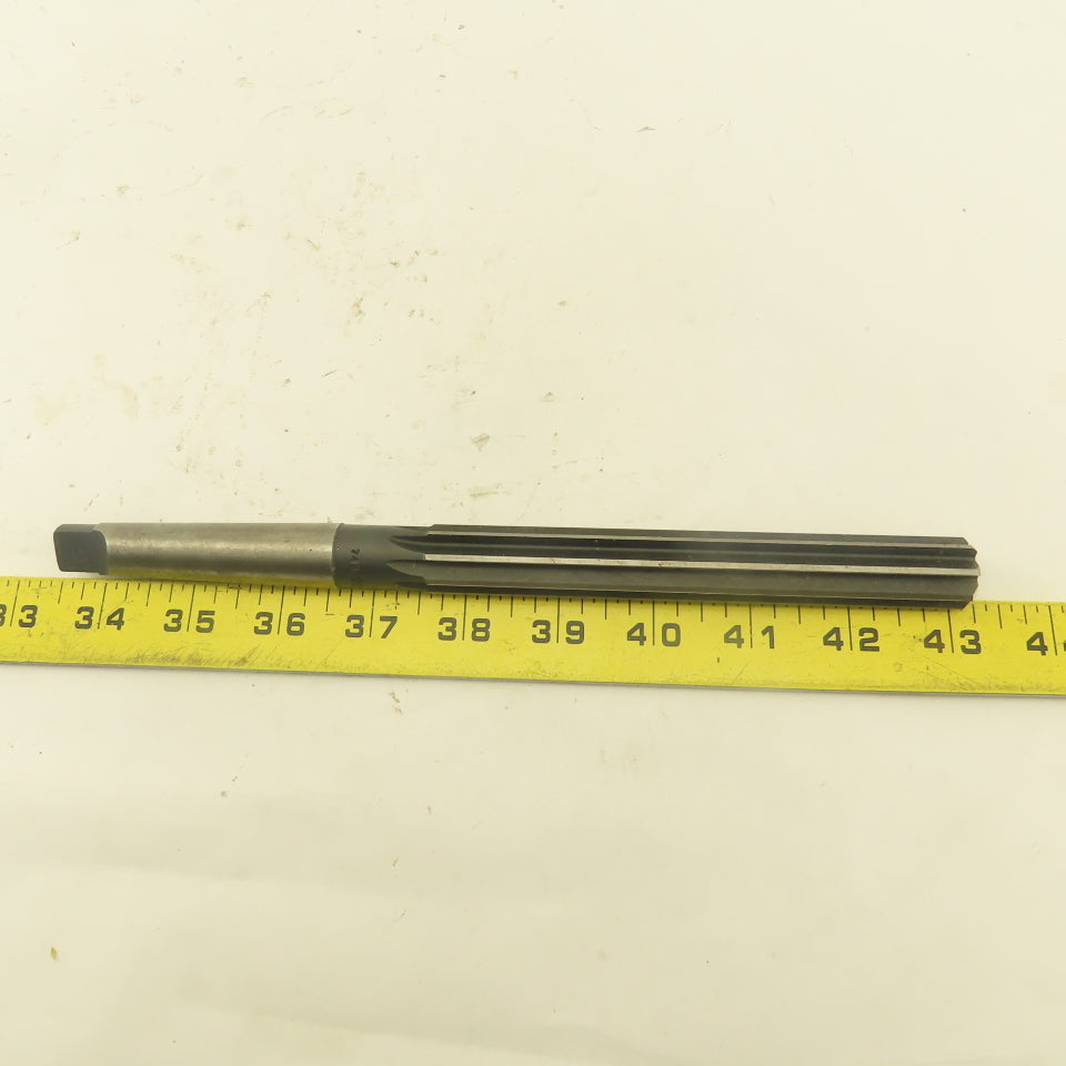 .7434 Reamer Morse Taper MT2 Straight 8 Flute 5-1/2" Flute Length