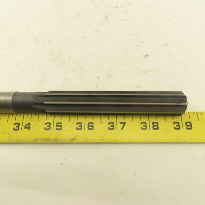 .7536 Reamer Morse Taper MT2 Straight 8 Flute 4" Flute Length