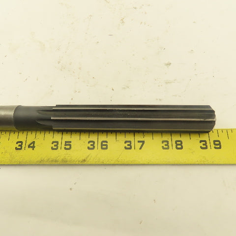 .7536 Reamer Morse Taper MT2 Straight 8 Flute 4" Flute Length