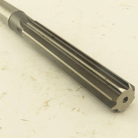 .7536 Reamer Morse Taper MT2 Straight 8 Flute 4" Flute Length
