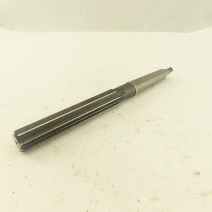 .7536 Reamer Morse Taper MT2 Straight 8 Flute 4" Flute Length