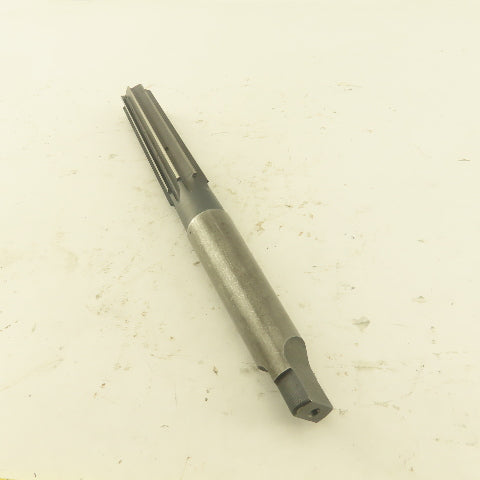 .7536 Reamer Morse Taper MT2 Straight 8 Flute 4" Flute Length