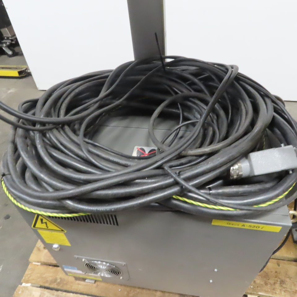 Fanuc A520i 4 Axis Robot Arm W/R-J3 System Controller 480V 3Ph Power Supply
