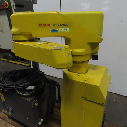 Fanuc A520i 4 Axis Robot Arm W/R-J3 System Controller 480V 3Ph Power Supply