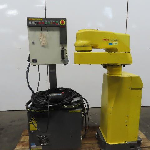 Fanuc A520i 4 Axis Robot Arm W/R-J3 System Controller 480V 3Ph Power Supply