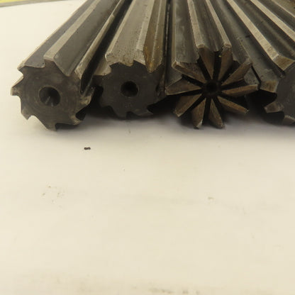 Mixed Size Morse Taper 3 MT3 Reamer Straight Flute 29/32", 15/16" Lot Of 6