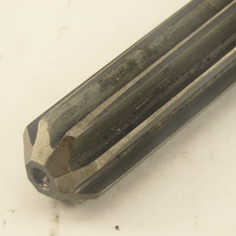 Chicago .7535 Reamer Straight 8 Flute Morse Taper MT2 Shank 5-1/2" Flute Length