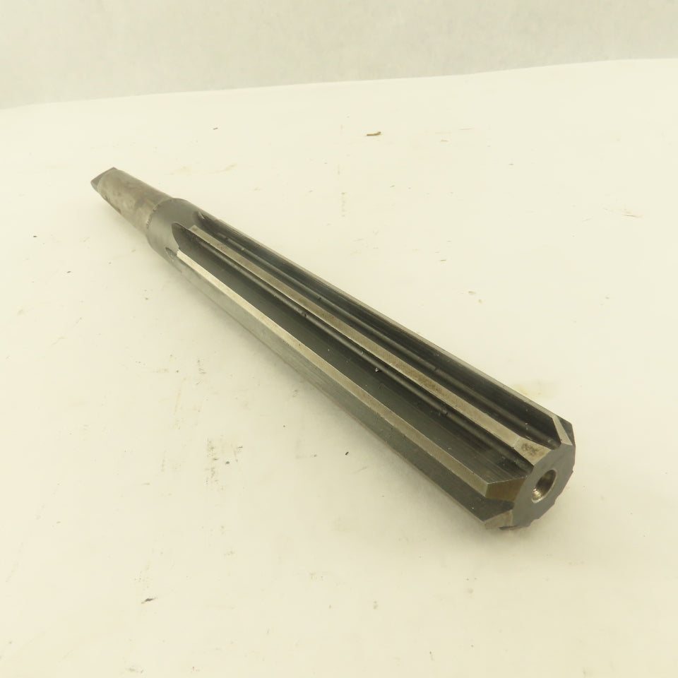 .8693 Reamer Straight 8 Flute Morse Taper MT2 Shank 5-1/2" Flute Length