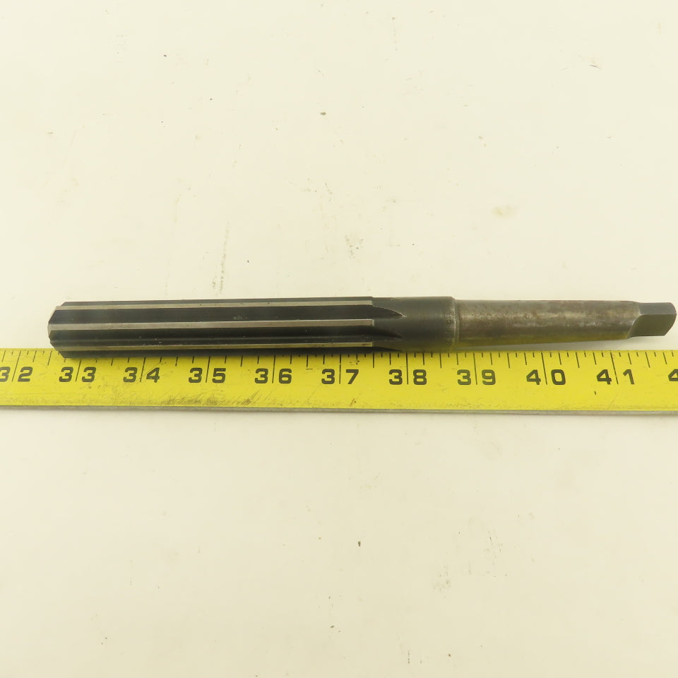 .8693 Reamer Straight 8 Flute Morse Taper MT2 Shank 5-1/2" Flute Length